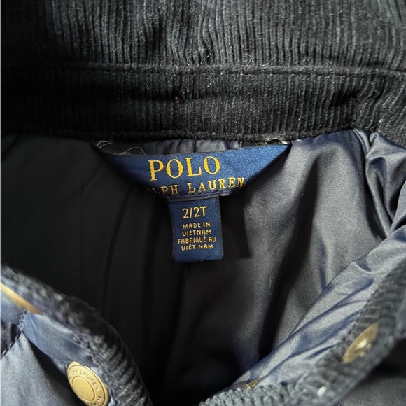 BRAND NEW Ralph Lauren 2T Baby Boy Corduroy-Trim Barn Jacket With Removable Hood - Picture 10 of 11